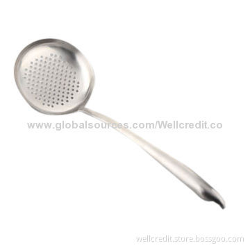S/S 304 skimming ladle with delicate sanding polishing